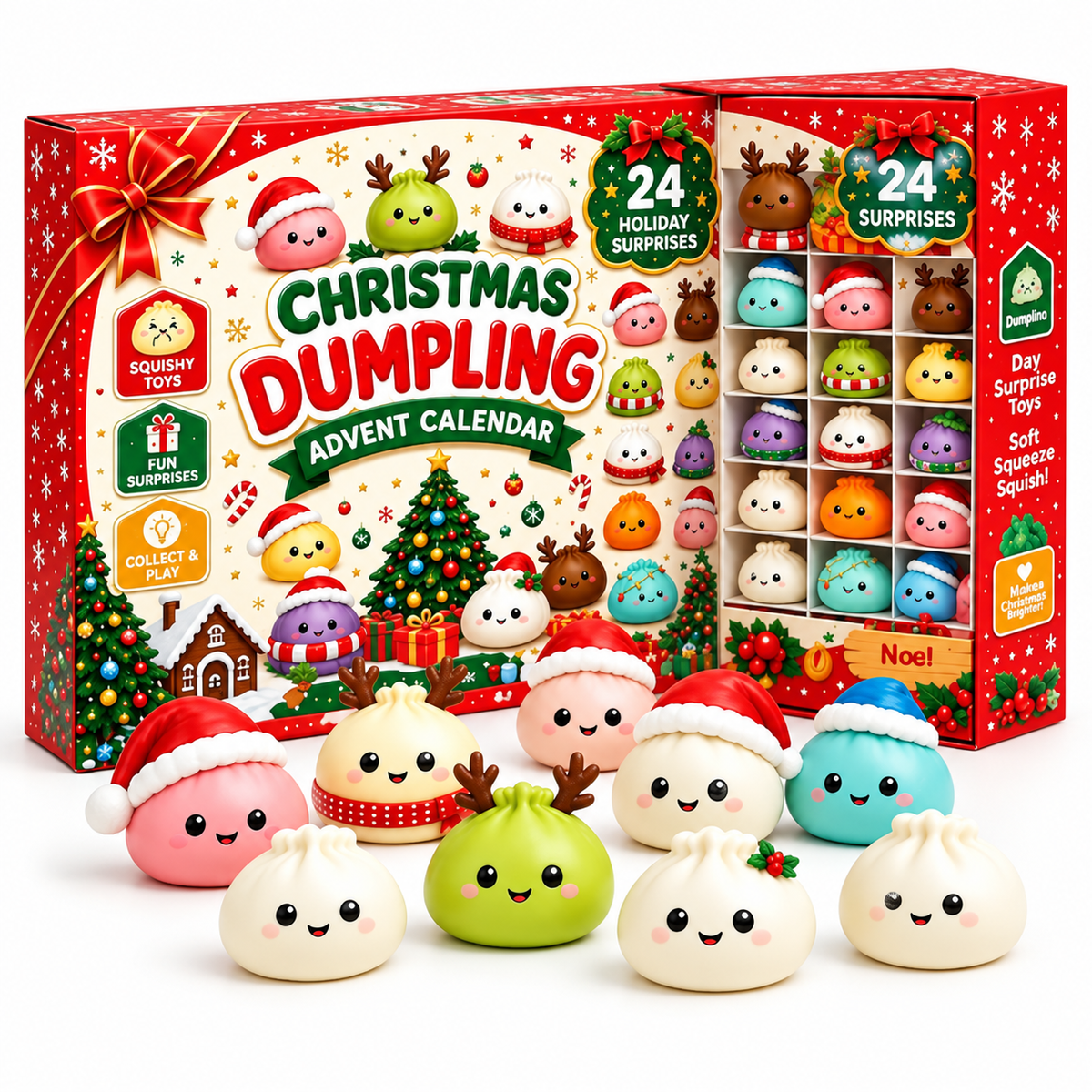 Christmas Dumpling Squishy Advent Calendar